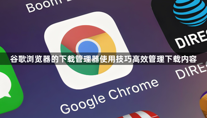 谷歌浏览器的下载管理器使用技巧高效管理下载内容1
