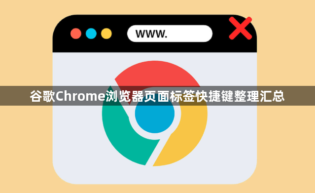 谷歌Chrome浏览器页面标签快捷键整理汇总1