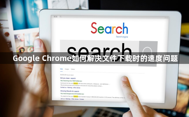 Google Chrome如何解决文件下载时的速度问题1