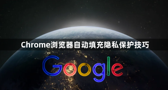 Chrome浏览器自动填充隐私保护技巧1