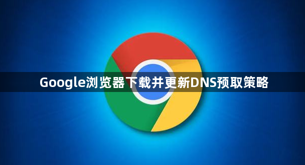 Google浏览器下载并更新DNS预取策略1