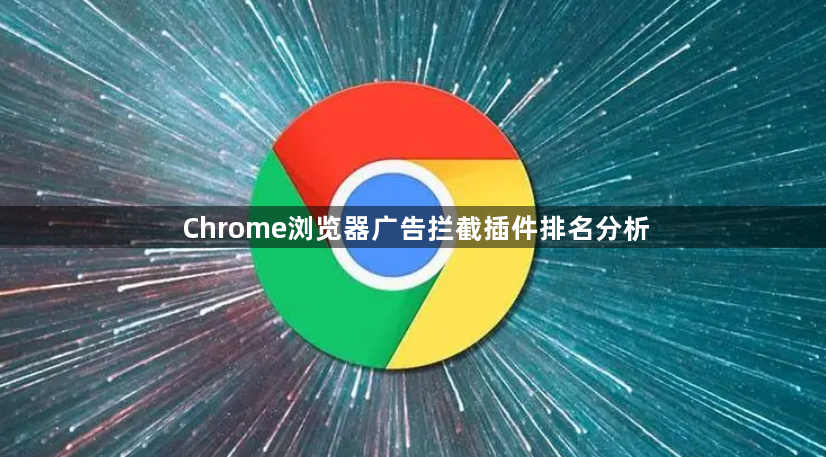 Chrome浏览器广告拦截插件排名分析1
