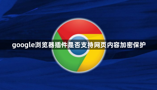 google浏览器插件是否支持网页内容加密保护1