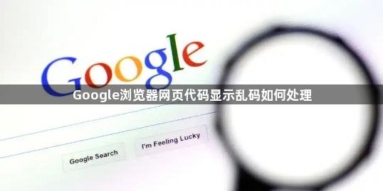 Google浏览器网页代码显示乱码如何处理1