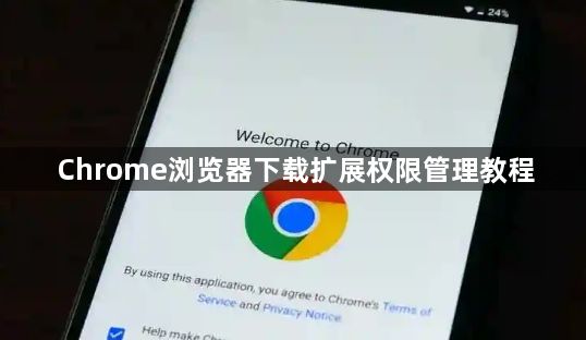 Chrome浏览器下载扩展权限管理教程1