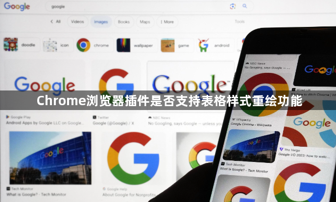 Chrome浏览器插件是否支持表格样式重绘功能1
