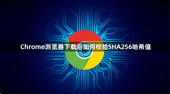 Chrome浏览器下载后如何校验SHA256哈希值1