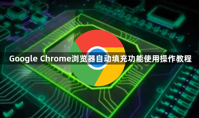 Google Chrome浏览器自动填充功能使用操作教程1