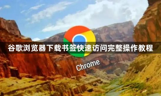 谷歌浏览器下载书签快速访问完整操作教程1