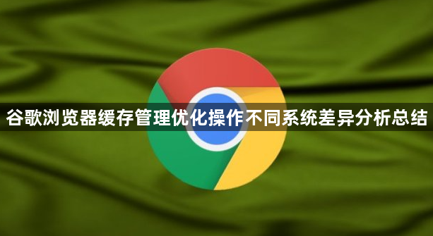 谷歌浏览器缓存管理优化操作不同系统差异分析总结1