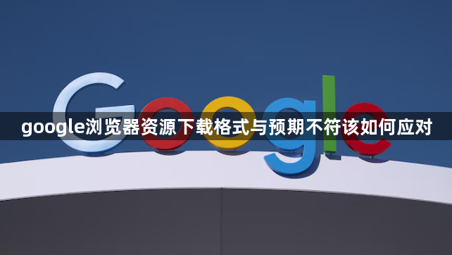 google浏览器资源下载格式与预期不符该如何应对1