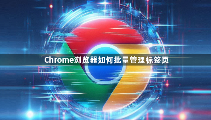 Chrome浏览器如何批量管理标签页1