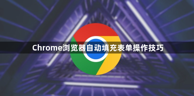 Chrome浏览器自动填充表单操作技巧1