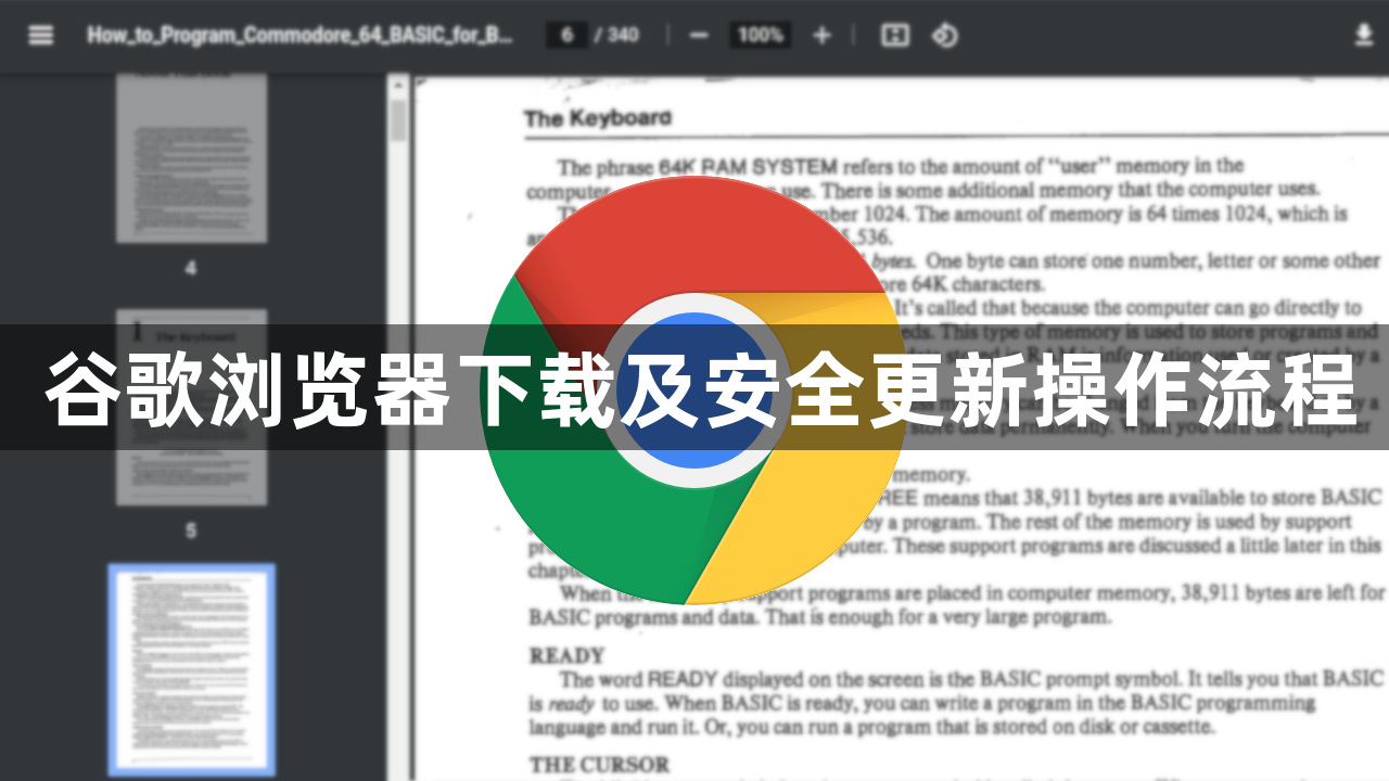 谷歌浏览器下载及安全更新操作流程1