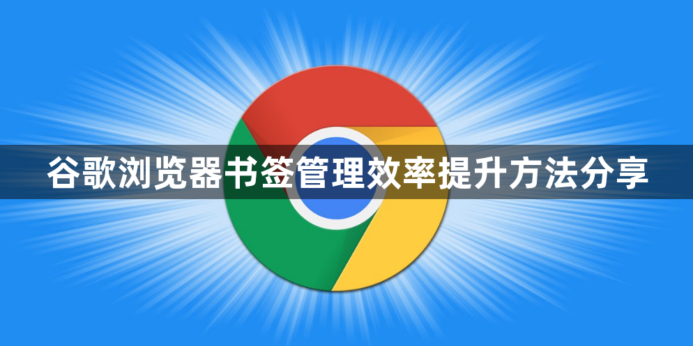 谷歌浏览器书签管理效率提升方法分享1