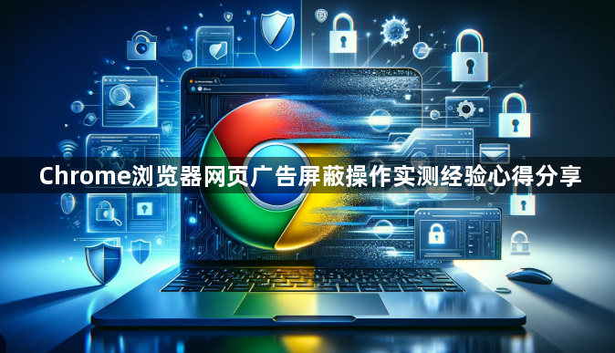 Chrome浏览器网页广告屏蔽操作实测经验心得分享1