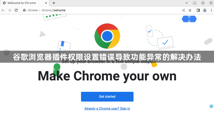 谷歌浏览器插件权限设置错误导致功能异常的解决办法1