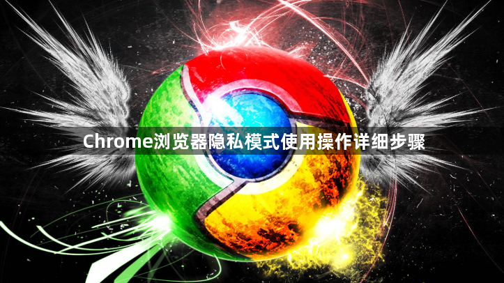 Chrome浏览器隐私模式使用操作详细步骤1
