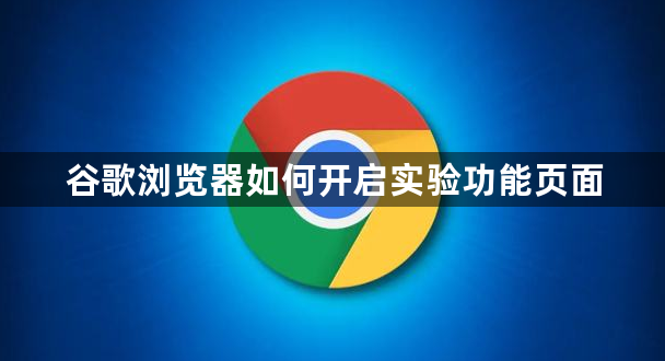 谷歌浏览器如何开启实验功能页面1