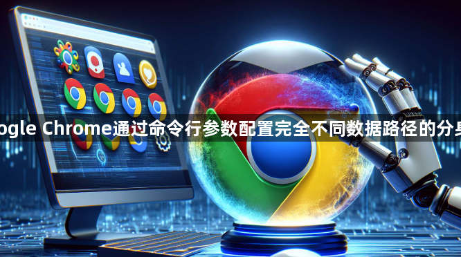 google Chrome通过命令行参数配置完全不同数据路径的分身开1