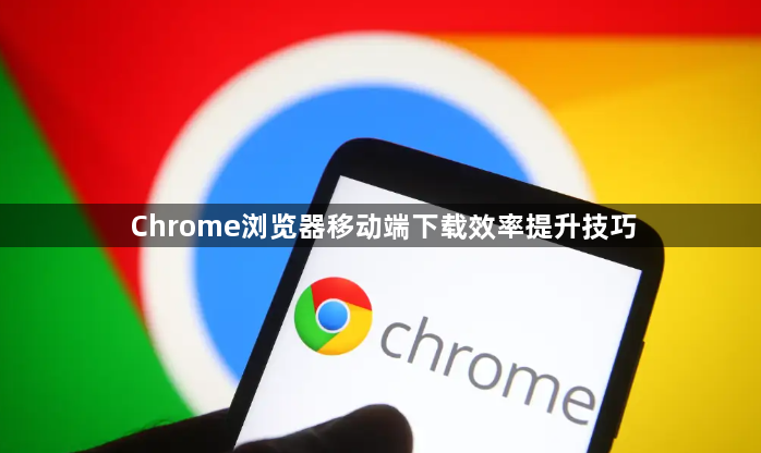 Chrome浏览器移动端下载效率提升技巧1
