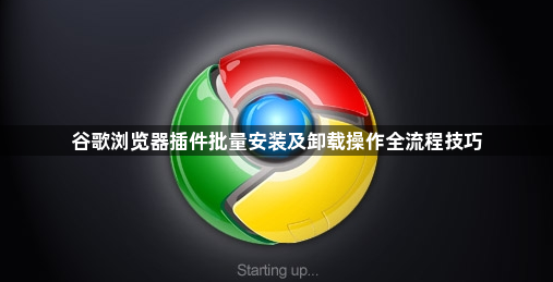谷歌浏览器插件批量安装及卸载操作全流程技巧1