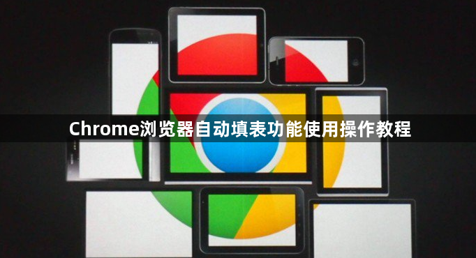 Chrome浏览器自动填表功能使用操作教程1