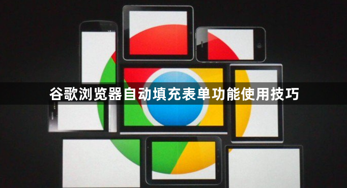 谷歌浏览器自动填充表单功能使用技巧1