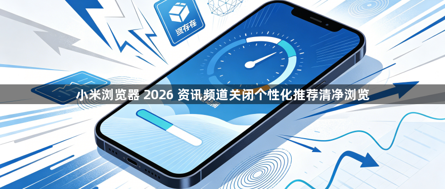 小米浏览器 2026 资讯频道关闭个性化推荐清净浏览1
