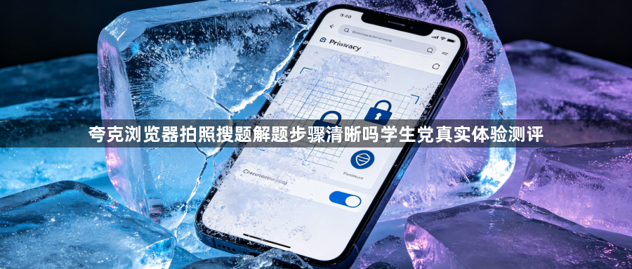 夸克浏览器拍照搜题解题步骤清晰吗学生党真实体验测评1