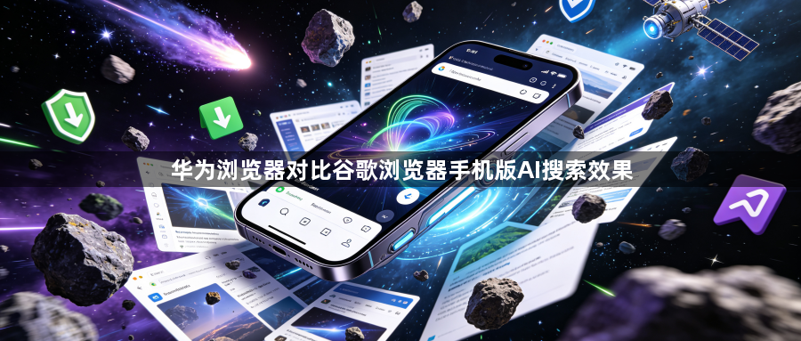 华为浏览器对比谷歌浏览器手机版AI搜索效果1