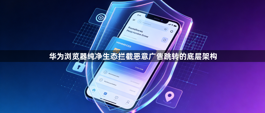 华为浏览器纯净生态拦截恶意广告跳转的底层架构1