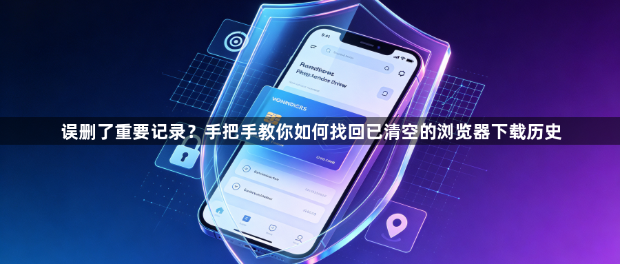 误删了重要记录？手把手教你如何找回已清空的浏览器下载历史1