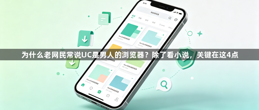 为什么老网民常说UC是男人的浏览器？除了看小说，关键在这4点1