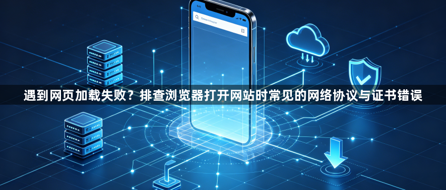 遇到网页加载失败?排查浏览器打开网站时常见的网络协议与证书错误1