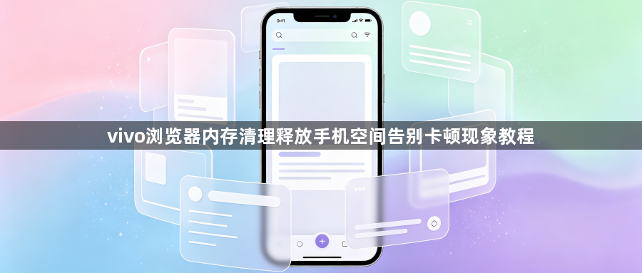 vivo浏览器内存清理释放手机空间告别卡顿现象教程1