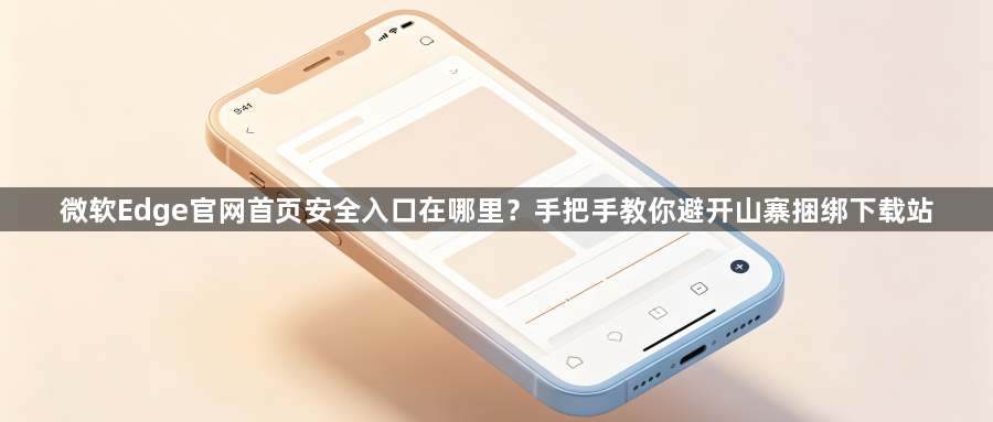 微软Edge官网首页安全入口在哪里？手把手教你避开山寨捆绑下载站1