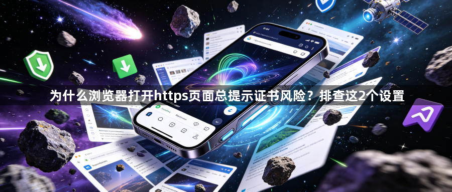 为什么浏览器打开https页面总提示证书风险?排查这2个设置1