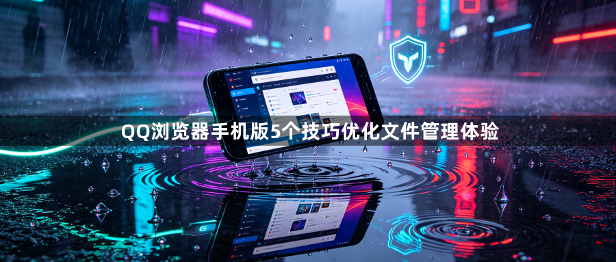 QQ浏览器手机版5个技巧优化文件管理体验1
