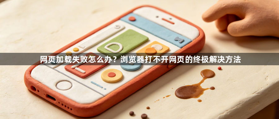 网页加载失败怎么办？浏览器打不开网页的终极解决方法1