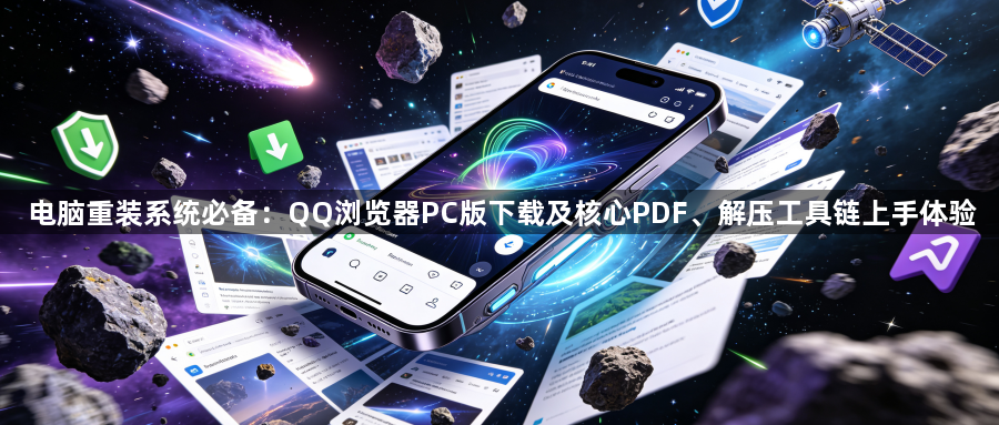 电脑重装系统必备：QQ浏览器PC版下载及核心PDF、解压工具链上手体验1