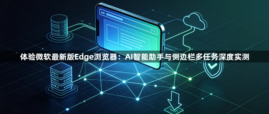 体验微软最新版Edge浏览器:AI智能助手与侧边栏多任务深度实测1
