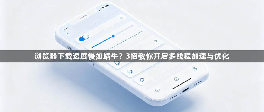 浏览器下载速度慢如蜗牛?3招教你开启多线程加速与优化1