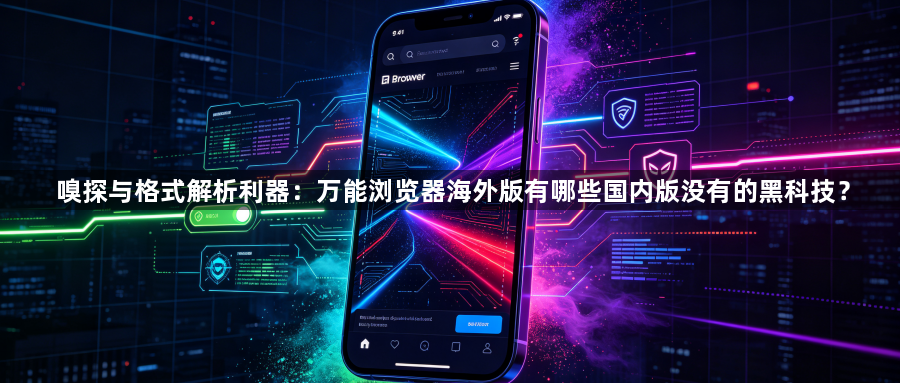 嗅探与格式解析利器：万能浏览器海外版有哪些国内版没有的黑科技？1