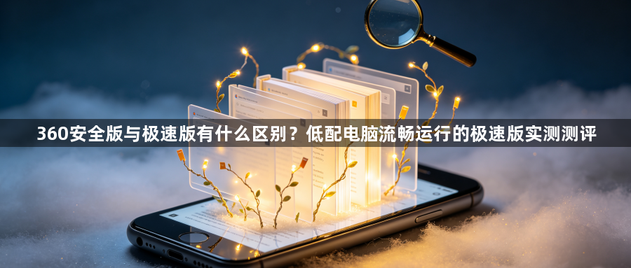 360安全版与极速版有什么区别？低配电脑流畅运行的极速版实测测评1