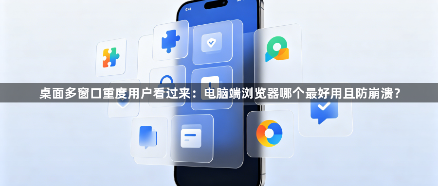 桌面多窗口重度用户看过来:电脑端浏览器哪个最好用且防崩溃?1
