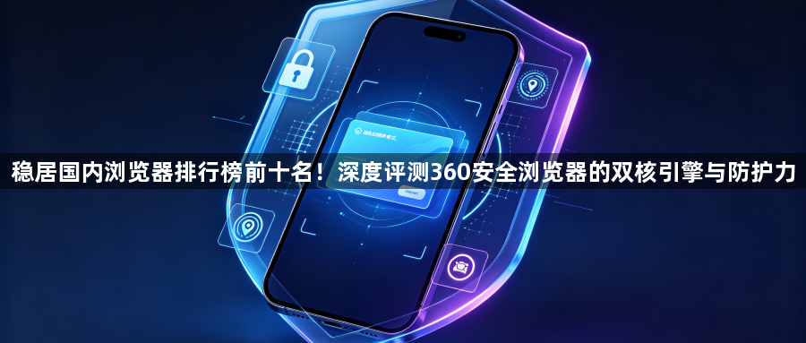 稳居国内浏览器排行榜前十名！深度评测360安全浏览器的双核引擎与防护力1