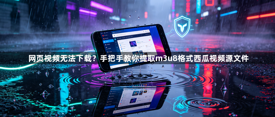 网页视频无法下载？手把手教你提取m3u8格式西瓜视频源文件1