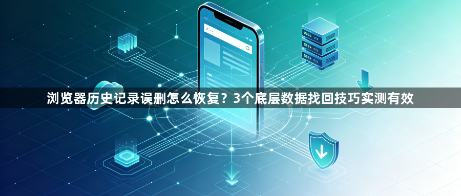 浏览器历史记录误删怎么恢复?3个底层数据找回技巧实测有效1